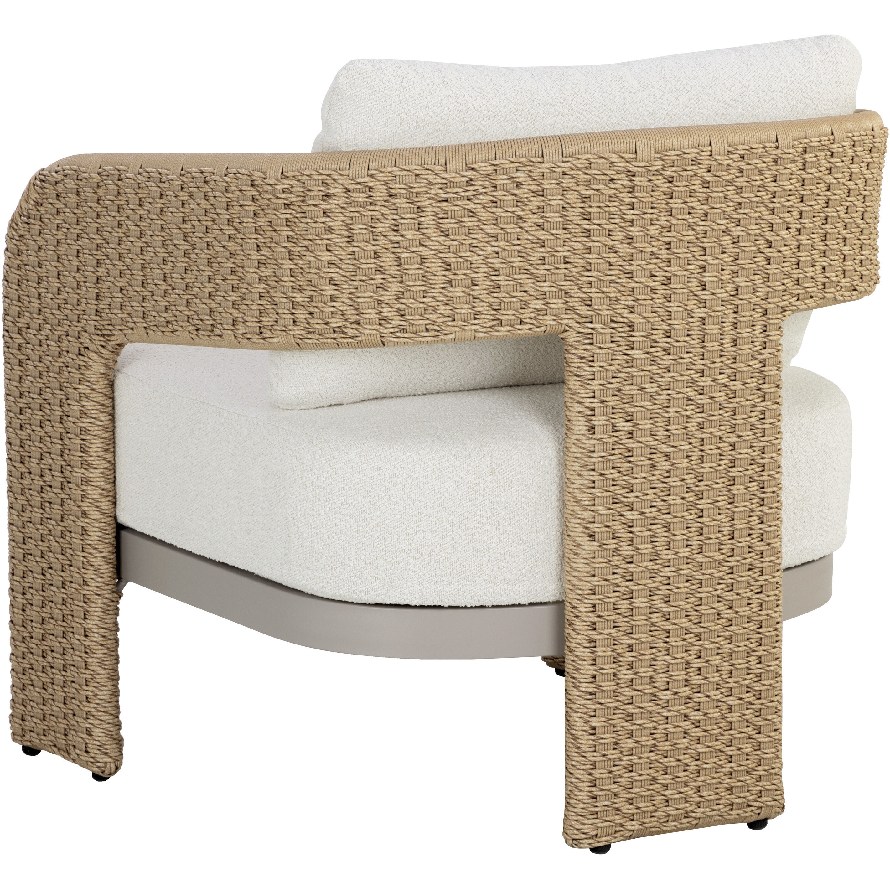 Pylos Natural / Louis Cream Outdoor Lounge Chair